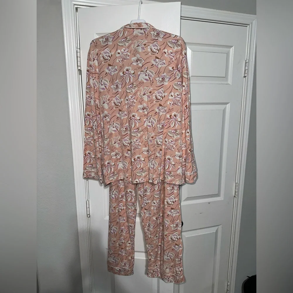 Eberjey Longsleeve Pajama Set Large - Picture 4 of 5